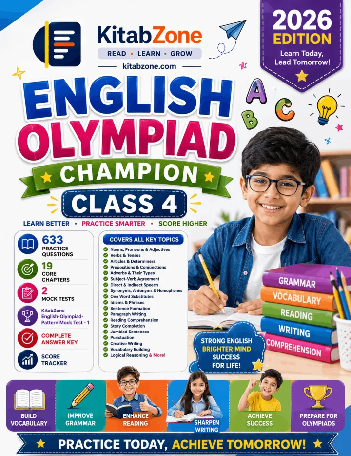 Cover of Class 4 English Olympiad Champion 2026