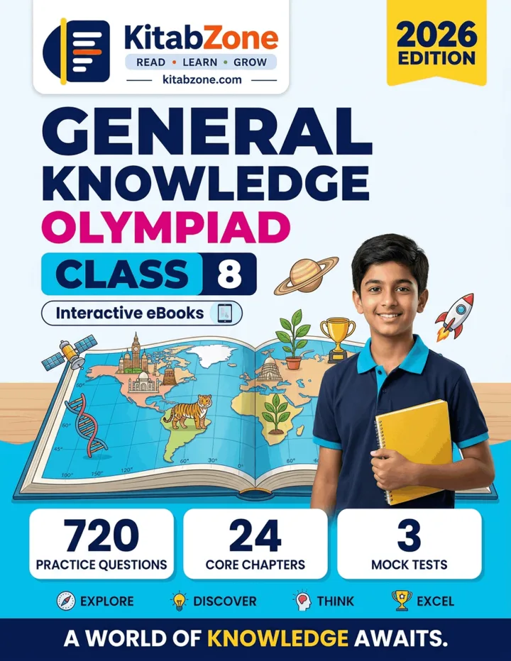 Cover of Class 8 General Knowledge Olympiad Champion 2026