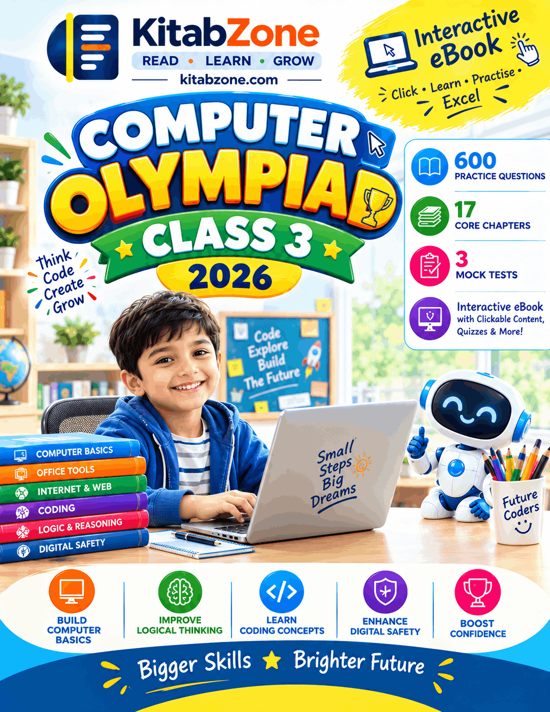 Cover of Class 3 Computer Olympiad Champion 2026