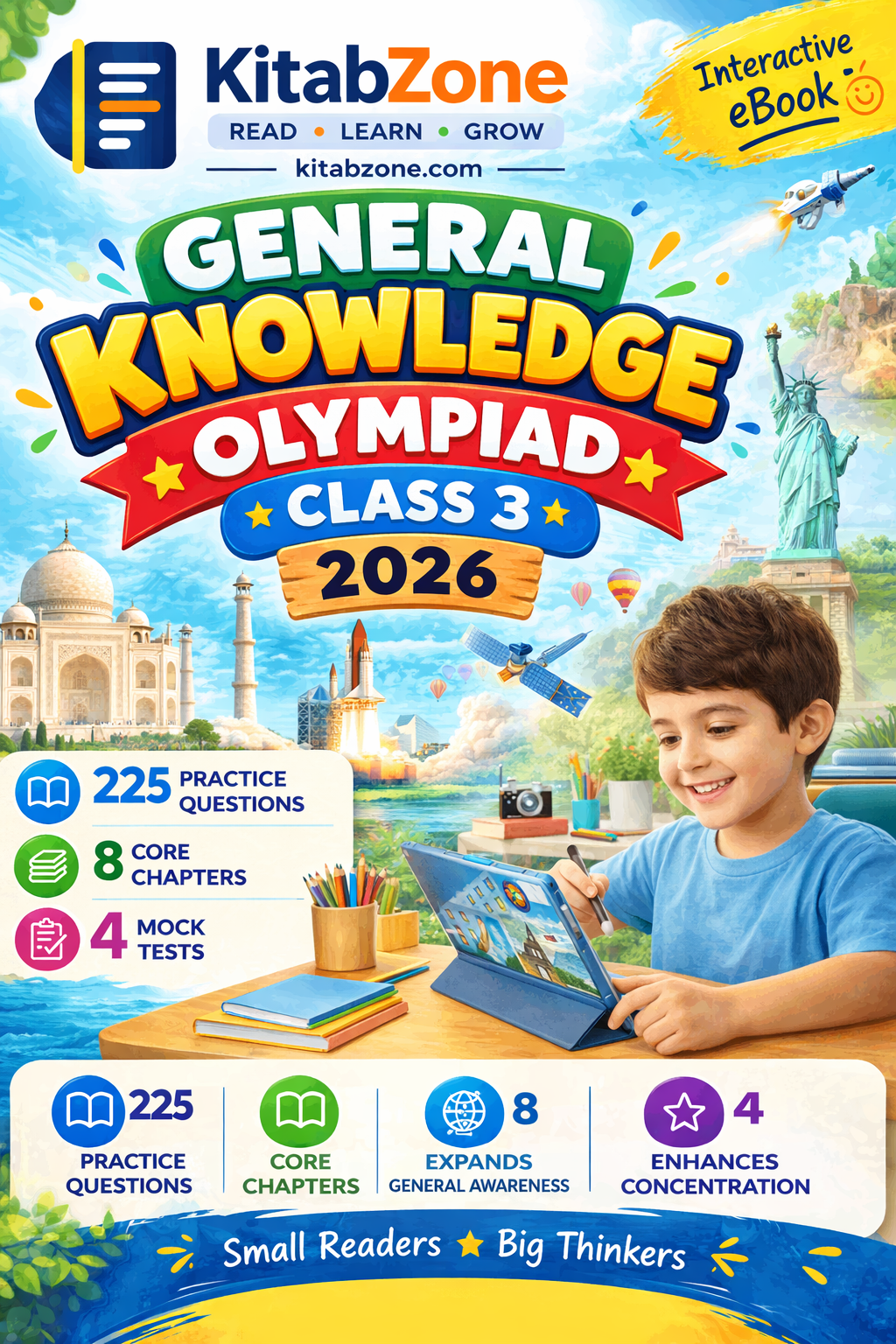 Cover of Class 3 General Knowledge Olympiad Champion 2026