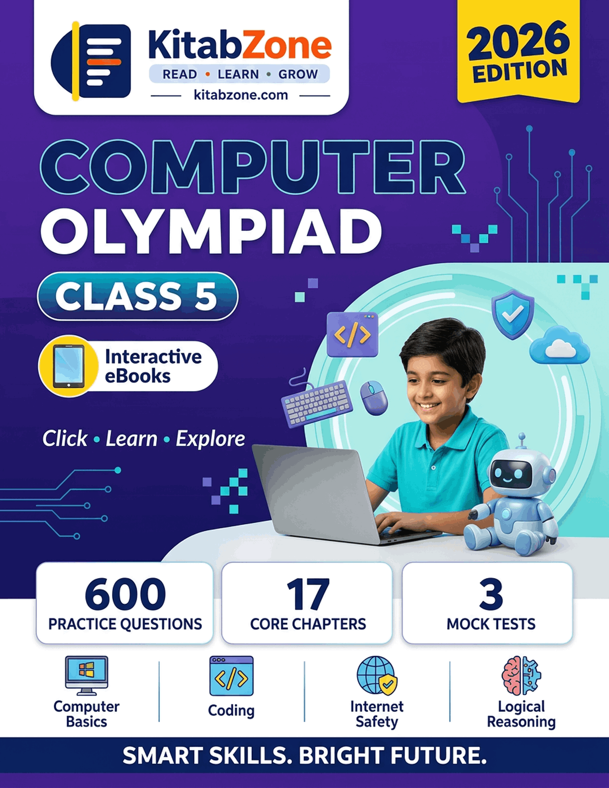 Cover of Class 5 Computer Olympiad Champion 2026