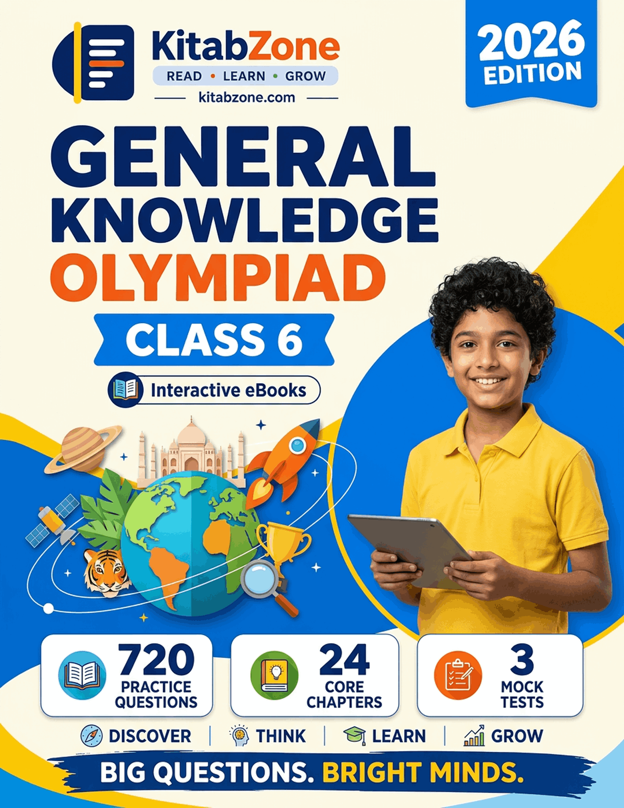 Cover of Class 6 General Knowledge Olympiad Champion 2026