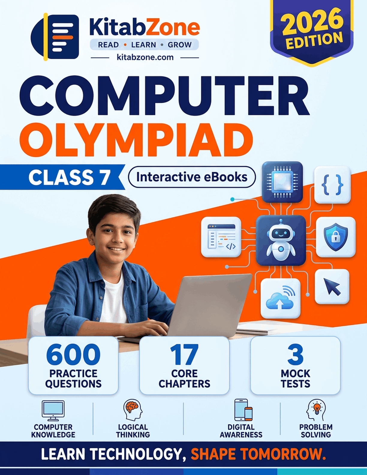 Cover of Class 7 Computer Olympiad Champion 2026