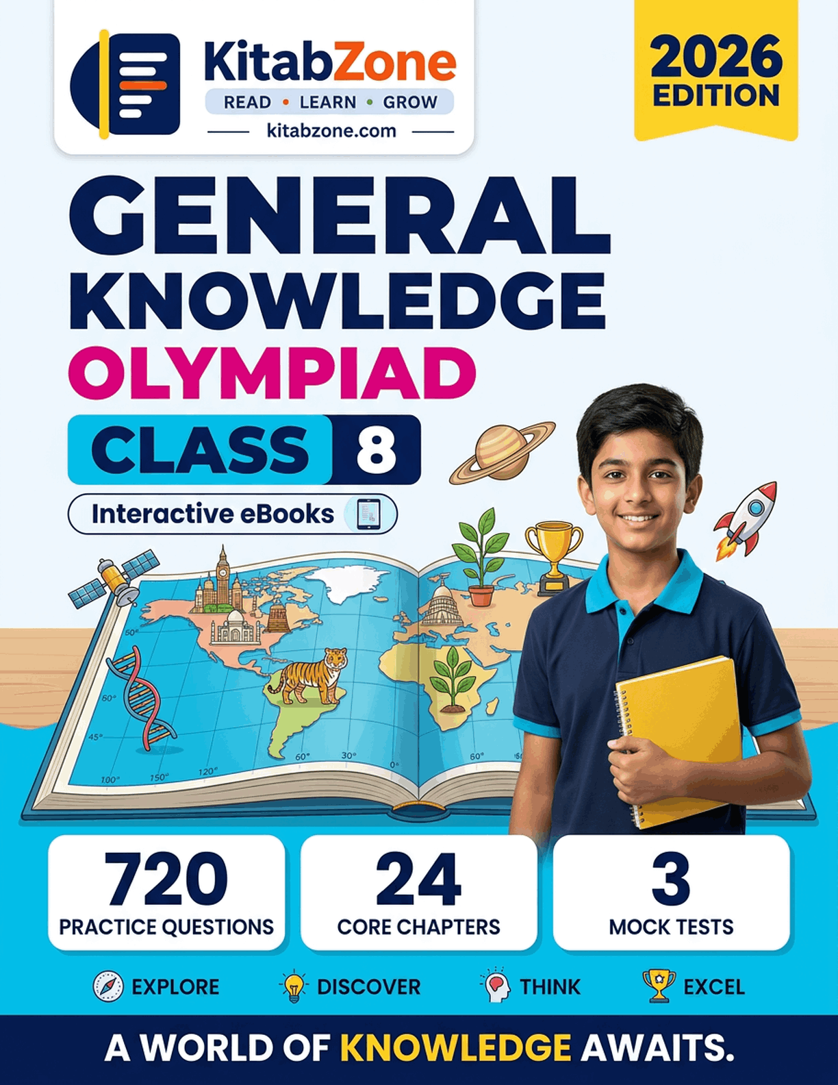 Cover of Class 7 General Knowledge Olympiad Champion 2026