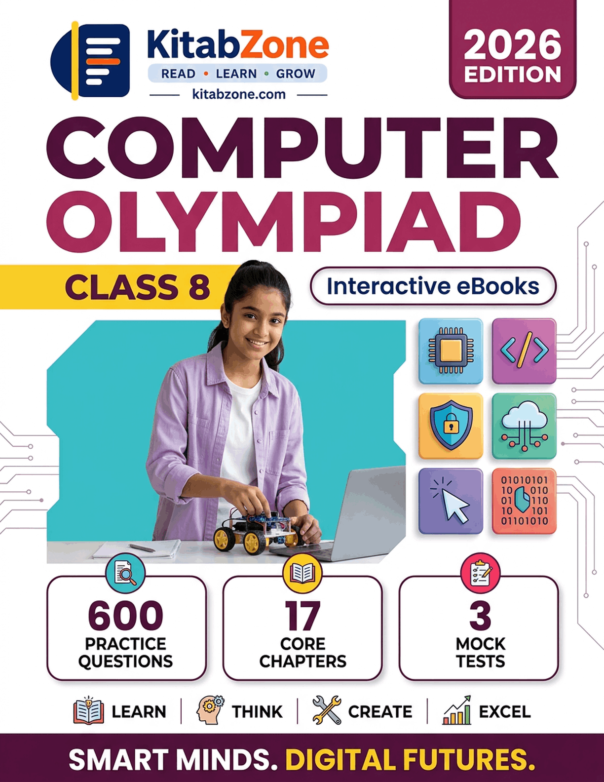 Cover of Class 8 Computer Olympiad Champion 2026